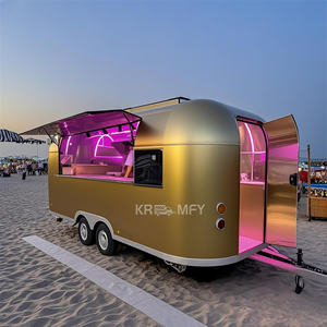 Camiones 2025, Remolques Móviles de Comida Rápida con Horno de Pizza, Carritos de Venta Ambulante para Europa - Product Image 4