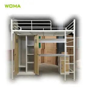 adult bedroom cheap iron bunk beds with mattresses for hostels