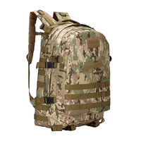 Sac à dos tactique unisexe imperméable pour ordinateur portable, en Oxford, 36-56L, polyester, camouflage, fermeture éclair, fermoir, mode, sport, randonnée