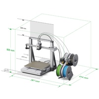 Tuozhu [Nouveauté] Imprimante 3D A2L Combo : Grand format 330x320x325mm, stable, haute vitesse, de bureau, imprimante 3D FDM multicolores