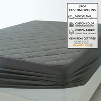 Protège-matelas imperméable King Size en microfibre, respirant et gaufré, vente en gros