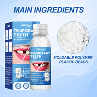 Perles de réparation dentaire moulables pour la fixation et le remplissage des dents manquantes ou cassées, outils de réparation de prothèses dentaires à ajustement parfait