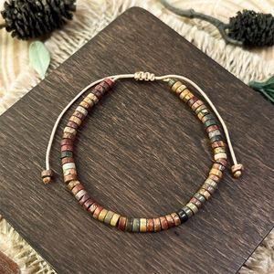 Bracelet en pierre naturelle avec perles de verre colorées, talisman porte-bonheur, article à forte marge de profit, fabrication sur mesure - Product Image 4
