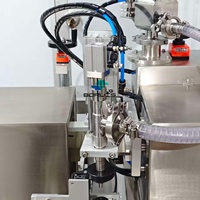 Machine de remplissage et de scellage de tubes semi-automatique à ultrasons pour crème cosmétique, dentifrice, pommade, tube en plastique souple