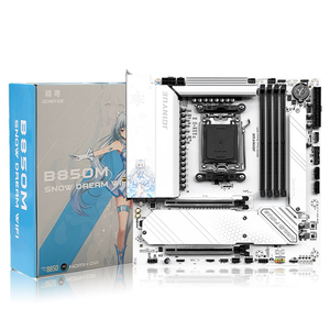 Tarjeta Madre JGINYUE <span class=keywords><strong>B650E</strong></span> Snow Dream M-ATX, Doble DDR5, Compatible con SATA, <span class=keywords><strong>AMD</strong></span> <span class=keywords><strong>AM5</strong></span> para Procesadores de Escritorio Serie Ryzen - Product Image 4