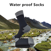 100% chaussettes imperméables d'hiver thermiques pieds secs en plein air Wudu musulman pêche cyclisme Trekking Cold store chaussettes imperméables à l'eau chaude
