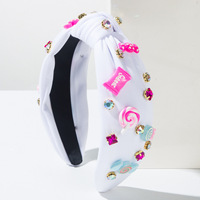 Nouveau Saint Valentin Strass Sucette Bandeau Bonbons Accessoires Doux Mignon Fille Vacances Date Cheveux Accessoire