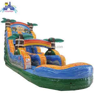 Lily TOYS Waterslide Pool Commercial Inflatable Water Slide For Kid Big Cheap Bounce House Jumper Bouncy Adult Large