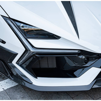 Couverture de protection des phares avant en carbone sec, style MSY, pièces de rechange Aerokit pour Lamborghini Revuelto LB744 Coupé