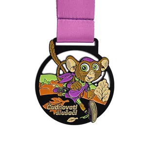 Factory Design Custom Metal 3D Engraved Souvenir Animal 3D Medals