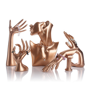 Подставка для ювелирных изделий из смолы: для колье, браслетов, серег, колец, украшений, демонстрационная, настольная, для хранения - Product Image 4