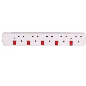 HAOYONG British Extension Lead Electric Power Strip with Individual Switches Power Supply Extension Socket