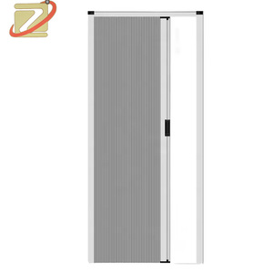 ZS Custom Modern Design Bi-folding Retractable Transparent Fly <strong>Mesh</strong> Mosquito Net Insect-proof Touch <strong>Door</strong> Window <strong>Screens</strong> - Product Image 1