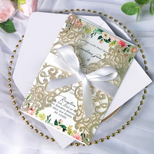 Invitaciones de Boda Personalizadas con Sobres para Boda, Baby Shower, Compromiso, Quinceañera, Cumpleaños - Product Image 1
