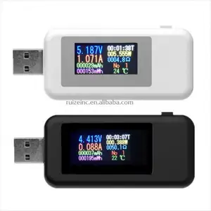Écran LCD numérique 10 en 1, testeur de tension, de courant, de puissance, ampèremètre, chargeur USB, détecteur KWS-MX18