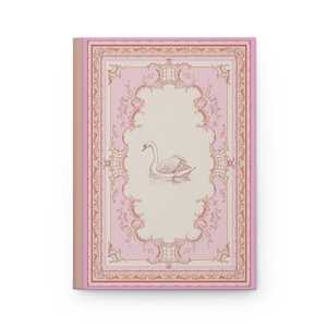 Carnet de notes vintage LABON Cygne Blanc Rose, couverture rigide, style Coquette, <span class=keywords><strong>livre</strong></span> de vœux de mariage romantique, esthétique Balletcore - Product Image 5