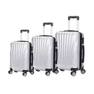 新设计的专业定制手白色硬箱行李箱套装