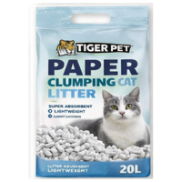 Arena para Gatos Aglomerante de Papel de Alta Calidad, Control de Olores, Ligera, Libre de Polvo, Fórmula Ecológica