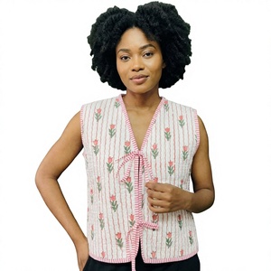 Stylish Cotton <b>Quilted</b> Body Warmer Waistcoat <b>Jacket</b> for women Lightweight Winter Sleeveless Puffer Outdoor Wear <b>Jacket</b> For gifts - Product Image 1