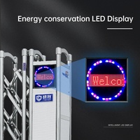 Porte coulissante automatique Zhanjiang en acier inoxydable, porte rétractable électrique avec télécommande, anti-corrosion, design moderne