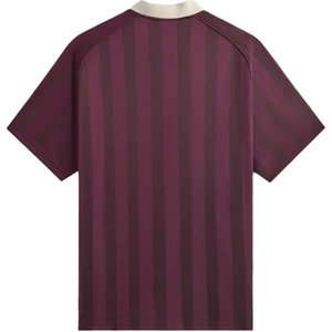 Individuelles Klassisches Vintage Polo-Fußballtrikot mit Kragen, Atmungsaktives Fußballshirt mit Stickerei, Aufdruck, Logo und Streifen - Product Image 2