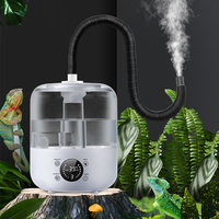 Humidificateur pour animaux de compagnie, humidificateur de grande capacité de 3l avec tuyau, atomiseur d'eau à faible bruit