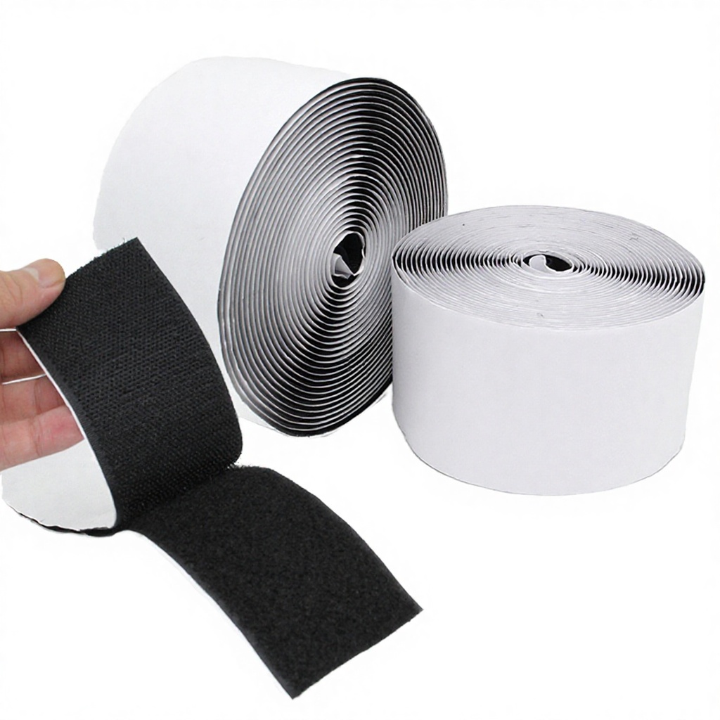 Wholesale 10-110mm Hook and Loop Dots Black Self Adhesive Soft Nylon Round Fasteners For DIY Crafts