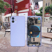 Coque de téléphone PC violette pour 18 17 16 15 14 13 Plus, coque rigide fine, sublimation 3D, coque arrière imperméable, protection 360°