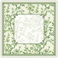 Tapis de Mahjong et de Poker à Motifs Floraux Européens et Américains, Nappes Antidérapantes avec Dos en Caoutchouc, Bords Épaissis, Tapis de Jeu Amélioré