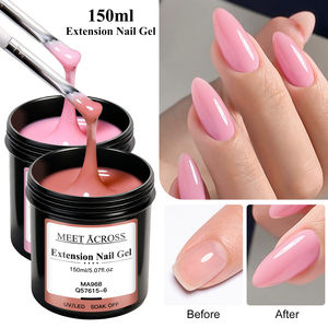 Kit de Extensión de Uñas <span class=keywords><strong>en</strong></span> Gel de 150 ml Recomendado por MEET ACROSS Salon, para Suministros de <span class=keywords><strong>Manicura</strong></span> Profesional <span class=keywords><strong>en</strong></span> Salón, Venta al por Mayor - Product Image 1