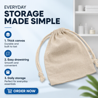 Pochette à bijoux en lin naturel biodégradable et réutilisable avec cordon de serrage, petit sac d'emballage en gros pour grains de café et herbes