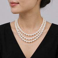 Perles d'eau douce naturelles blanches de 9-10 mm, qualité AA/AAA, forme de pomme de terre, haute brillance, perles en vrac, fabrication de bijoux DIY, vente en gros
