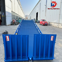 Rampe de quai mobile hydraulique portable 8 tonnes 10 tonnes pour conteneurs, rampe de chargement pour chariots élévateurs, rampe de quai fixe de haute qualité pour camions