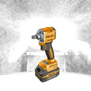 Llave de Impacto Inalámbrica de 20V con Batería de Iones de Litio, Industrial, Alto Torque 550Nm, para Bricolaje y Automóviles, 1/2 Pulgada, Ligera - Product Image 1