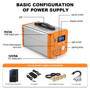 Estación de Energía Portátil de 200W en Oferta, con Panel Solar, 76.8Wh LiFePO4, Onda Sinusoidal Pura, MPPT, Suministro de Energía de Emergencia para Exteriores - Product Image 3