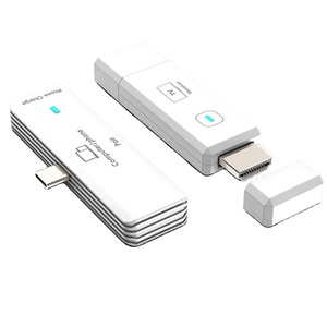 Adaptateur Vidéo Sans Fil HDMI Compatible 5.8G 1080P, Port Type-C, Récepteur Émetteur pour HDTV/Projecteur/Ordinateur Portable, Portée 50 Mètres, en Plastique - Product Image 1