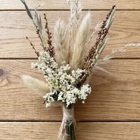 Mini-bouquets de fleurs séchées G198 pour mariage, corsages de mariée et de demoiselles d'honneur, souvenirs, articles décoratifs