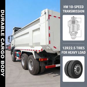 Camion Ribaltabile Usato Sinotruk HOWO TX 6x4 <span class=keywords><strong>10</strong></span> Ruote Diesel, Autocarro Ribaltabile per Lavori Pesanti 400cv 40 Tonnellate in Vendita - Product Image 3
