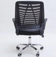 Chaise de bureau pivotante personnalisée de qualité supérieure avec dossier moyen en tissu maillé pour ordinateur portable