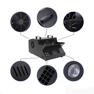 18x3W RGB Led máquina de niebla de burbujas eléctrica 3 en 1 Control remoto niebla boda <span class=keywords><strong>alquiler</strong></span> escenario efecto especial máquina de smog - Product Image 1