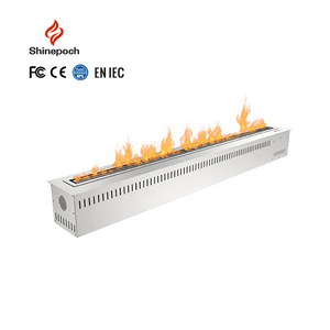 Brûleur à bioéthanol de style moderne avec contrôle par application, <span class=keywords><strong>insert</strong></span> de <span class=keywords><strong>cheminée</strong></span> électrique en acier pour appartement, salon, usage intérieur, en promotion - Product Image 5