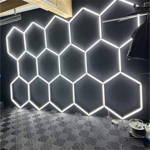 Lampe de travail hexagonale à LED vendue en usine pour l'éclairage de plafond de <span class=keywords><strong>garage</strong></span> et d'atelier - Product Image 6