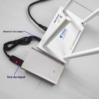 Câble USB vers 12V élévateur de tension, câble de données, chargeur, pour banque d'alimentation, routeur, modem optique, panneau fluorescent, veilleuse, câble de charge