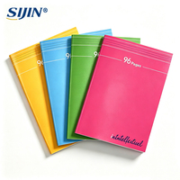 Cuaderno de ejercicios cosido a mano con rayas francesas, cuaderno escolar con cubierta suave impresa a todo color