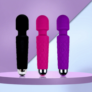 여성용 방수 실리콘 바이브레이터 완드 마사지기, 20가지 진동 모드, 개인 바디 마사지용 리모컨 포함 도매 - Product Image 4