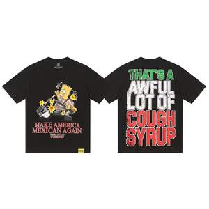 Camiseta de manga corta estampada de verano 2026 para hombre y mujer, estilo urbano, con la frase 'That's A Awful Lot of Cough Syrup', ALOCS TEE - Product Image 3