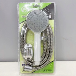 ชุดฝักบัวอาบน้ำ 8029 วัสดุ ABS ทรงกลมเคลือบโครเมียม ติดผนัง ดีไซน์ร่วมสมัย ฮาร์ดแวร์ห้องน้ำที่เป็นมิตรกับสิ่งแวดล้อม - Product Image 1