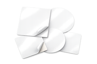 Étiquettes d'expédition thermiques en vrac, écologiques, anti-contrefaçon, avec logo 3D et code-barres, pour emballages de cosmétiques et de parfums, tailles personnalisées