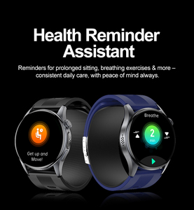 Reloj Inteligente de Salud de 1.56 Pulgadas con Bomba de Aire, Presión Arterial, Detección de Estrés y Fatiga, Índice de Emoción Cutánea Galvánica, Salud Femenina - Product Image 4
