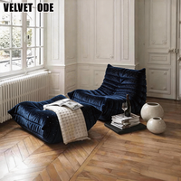 Canapé pliable en forme de L Ligne Ro-set, finition minérale scintillante, design moderne, écologique, en éponge, pour salon de villa